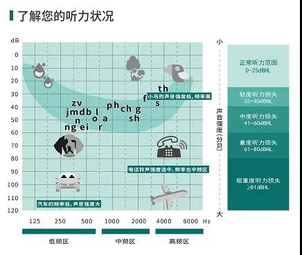 准确的听力图数据